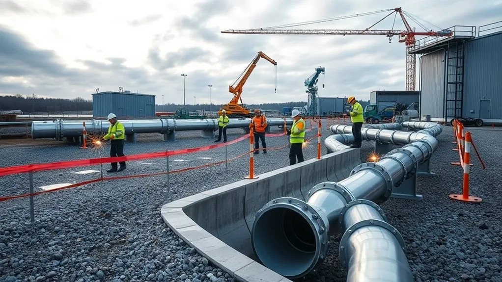 Gas & Oil Pipe Ducting & Installation in Rochester